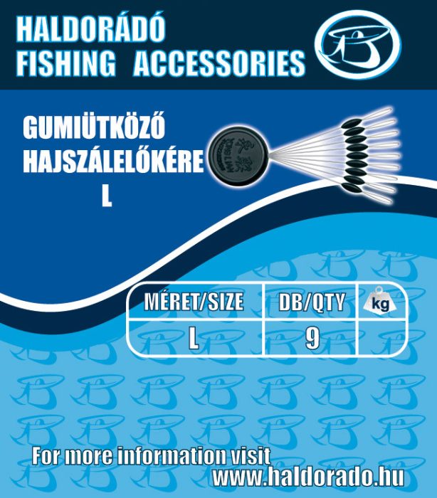 Haldorádó Gumiütköző hajszálelőkére - nagy (L)