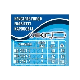 Haldorádó Hengeres forgó erősített kapoccsal - nagy (L)