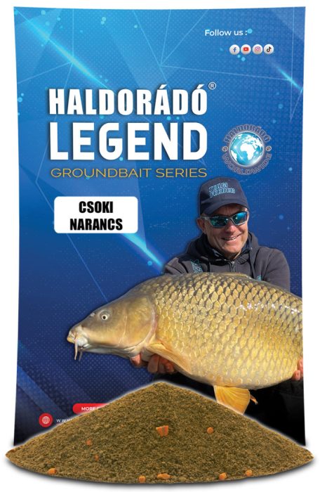 Haldorádó LEGEND Groundbait etetőanyag - Csoki - Narancs