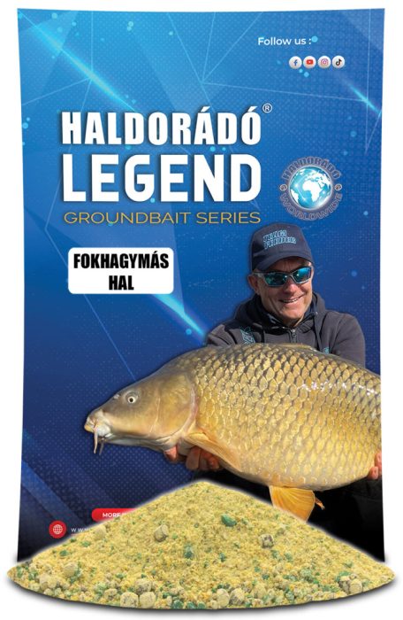 Haldorádó LEGEND Groundbait etetőanyag - Fokhagymás Hal