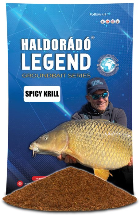 Haldorádó LEGEND Groundbait etetőanyag - Spicy Krill
