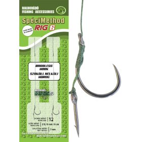   Haldorádó SpéciMethod Rig6 Braid 7 mm / 12 barbless előkötött horog