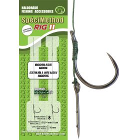   Haldorádó SpéciMethod Rig11 Braid 10 mm / 8 barbless előkötött horog