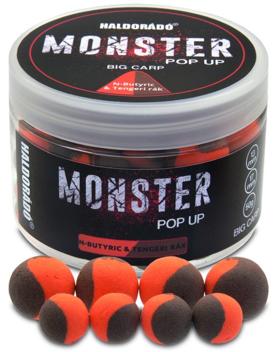 Haldorádó MONSTER Pop Up Big Carp 13, 17 mm  - Vajsav & Tengeri rák