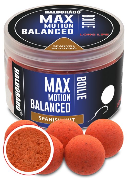 Haldorádó MAX MOTION Boilie Balanced 20 mm - Spanyol Mogyoró