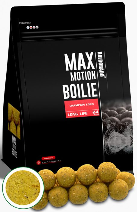 Haldorádó MAX MOTION Boilie Long Life 24 mm - Champion Corn