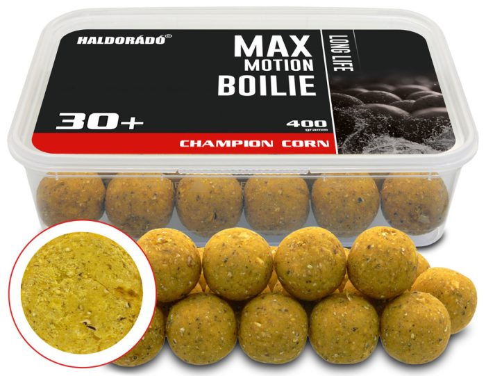 Haldorádó MAX MOTION Boilie Long Life 30+ mm - Champion Corn