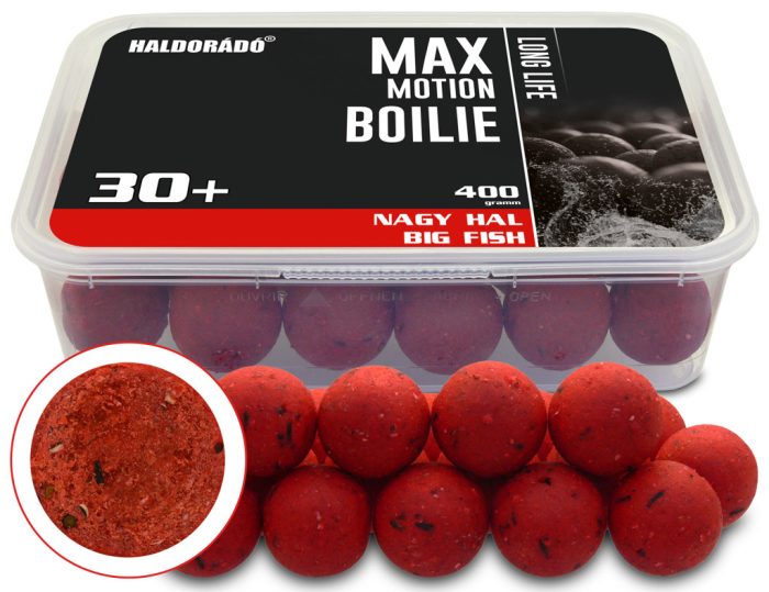 Haldorádó MAX MOTION Boilie Long Life 30+ mm - Nagy Hal