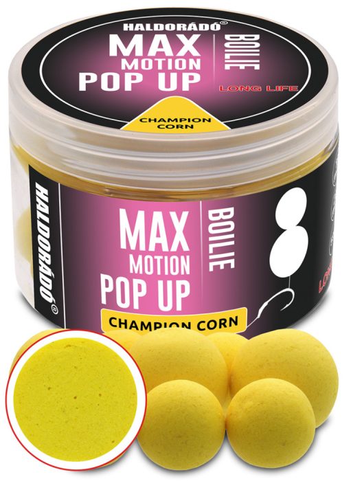 Haldorádó MAX MOTION Boilie Pop Up 16, 20 mm - Champion Corn