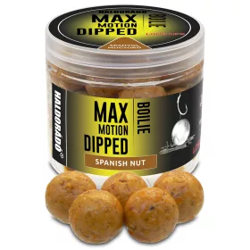   Haldorádó MAX MOTION Boilie Dipped 20 mm - Spanyol Mogyoró