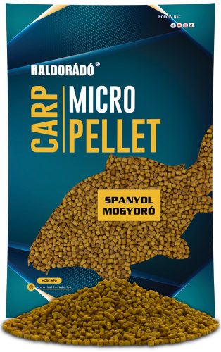 HALDORÁDÓ Carp Micro Pellet - Spanyol Mogyoró 600 g, 3 mm
