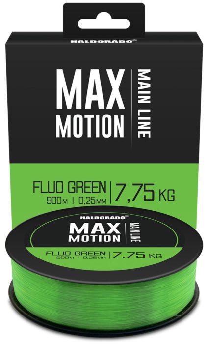 Haldorádó MAX MOTION Fluo Green zsinór 0,25 mm / 900 m - 7,75 kg