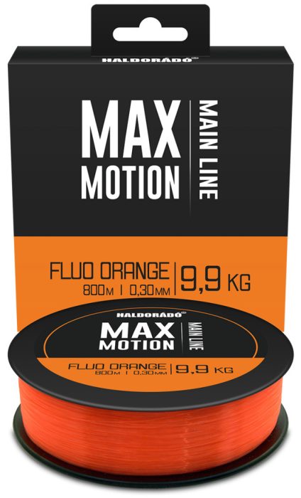 Haldorádó MAX MOTION Fluo Orange zsinór 0,30 mm / 800 m - 9,9 kg