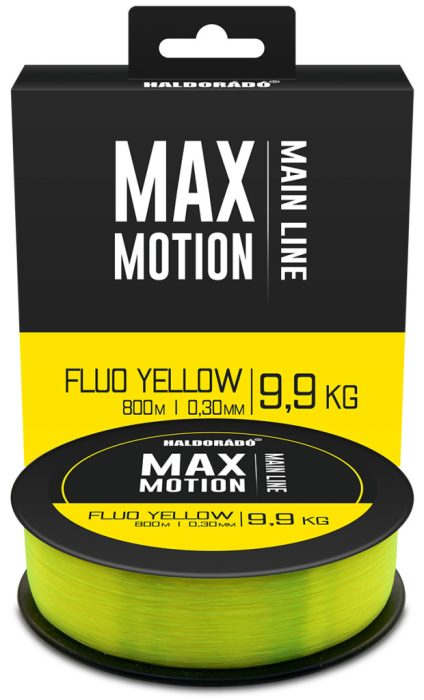 Haldorádó MAX MOTION Fluo Yellow zsinór 0,30 mm / 800 m - 9,9 kg
