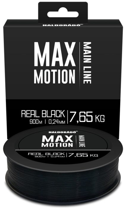 Haldorádó MAX MOTION Real Black zsinór 0,24 mm / 900 m - 7,65 kg