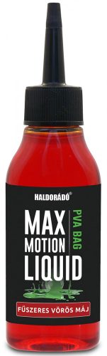 HALDORÁDÓ MAX MOTION PVA Bag Liquid - Fűszeres Vörös Máj 100 ml