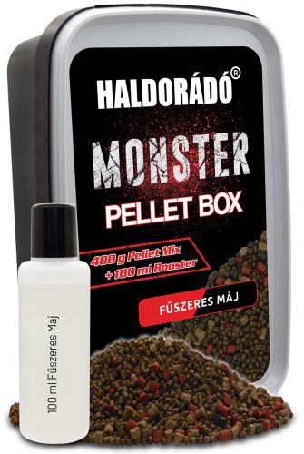 HALDORÁDÓ MONSTER Pellet Box - Fűszeres Máj 400 g
