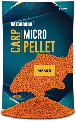 HALDORÁDÓ Carp Micro Pellet - Mangó 600 g, 3 mm