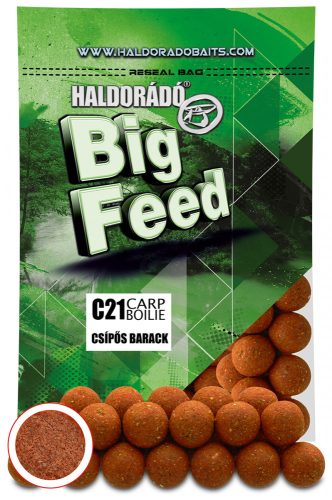 HALDORÁDÓ Big Feed - C21 Bojli - Csípős Barack 700 g / 21 mm