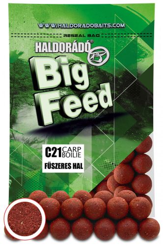 HALDORÁDÓ Big Feed - C21 Bojli - Fűszeres Hal 700 g / 21 mm