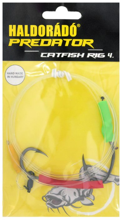 Haldorádó Catfish Rig 4 - Élőhalas előke ˝Haarmontage˝