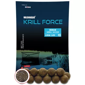 Haldorádó KRILL FORCE Boilie Long Life 20 mm - Krill Natur