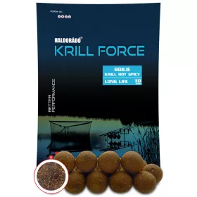   Haldorádó KRILL FORCE Boilie Long Life 30 mm - Krill Hot Spicy