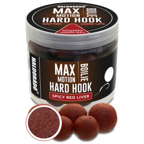   Haldorádó MAX MOTION Boilie Hard Hook Wafter 16, 20 mm - Fűszeres Vörös Máj