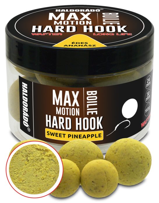 Haldorádó MAX MOTION Boilie Hard Hook Wafter 24, 30 mm - Édes Ananász