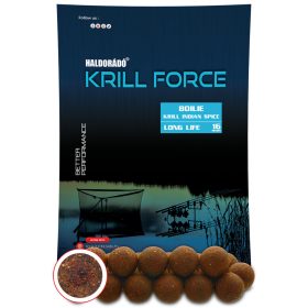   Haldorádó KRILL FORCE Boilie Long Life 16 mm - Krill Indian Spice