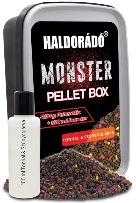 Haldorádó MONSTER Pellet Box - Tonhal & Szúnyoglárva