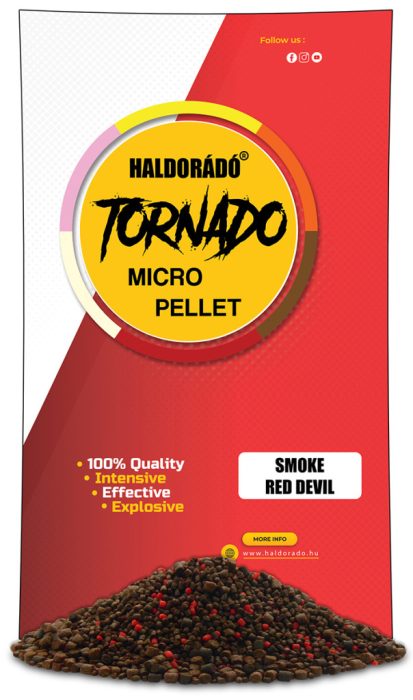 Haldorádó Tornado Smoke Micro Pellet - Red Devil