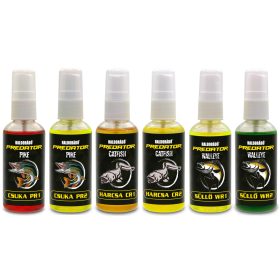   Haldorádó PREDATOR ragadozó aroma spray - MIX-6 / 6 íz egy dobozban