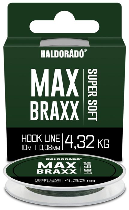 Haldorádó Max Braxx - Super Soft Hook Line fonott zsinór 0,08 mm - 4,32 kg