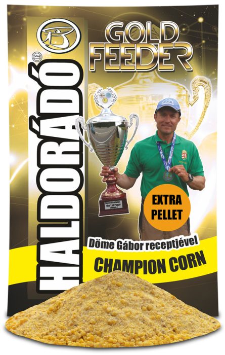 Haldorádó Gold Feeder etetőanyag - Champion Corn Extra Pellet