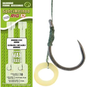   Haldorádó SpéciMethod Rig12 Mono Banded / 12 barbless előkötött horog