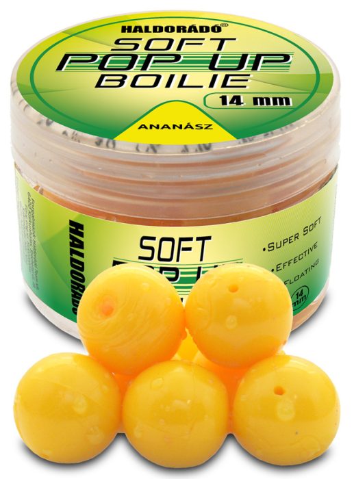 Haldorádó Super Soft Pop Up Boilie 14 mm - Ananász