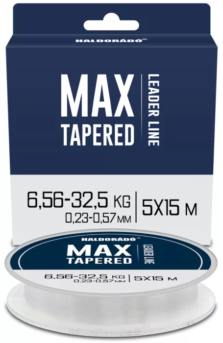 Haldorádó MAX TAPERED Leader 5x15 m - 0,23-0,57 mm dobóelőke