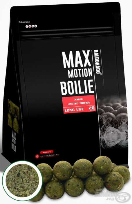 Haldorádó MAX MOTION Boilie Long Life 20 mm Limited Edition - Amur