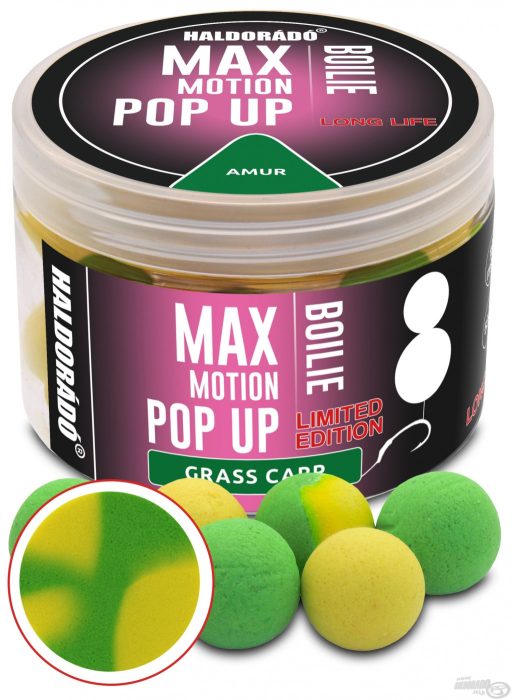 Haldorádó MAX MOTION Boilie Pop Up 16 mm Limited Edition - Amur