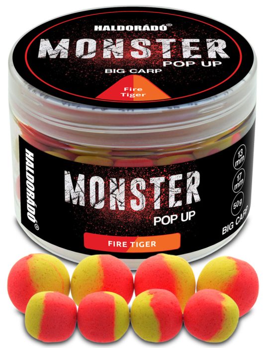 Haldorádó MONSTER Pop Up Big Carp 13, 17 mm  - Fire Tiger