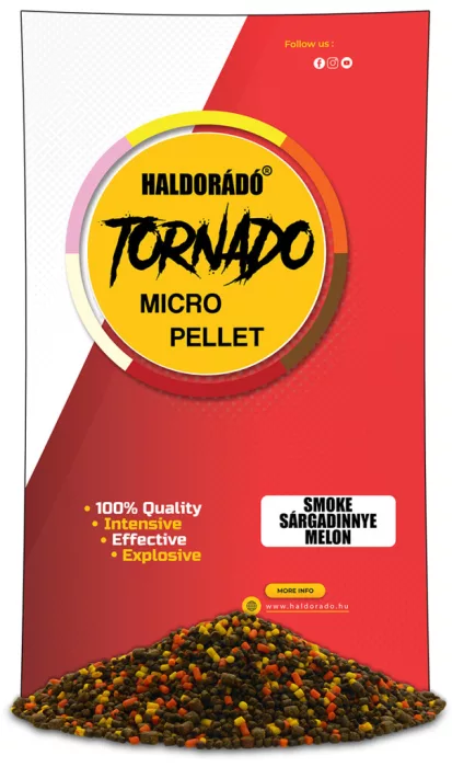 Haldorádó Tornado Smoke Micro Pellet - Sárgadinnye