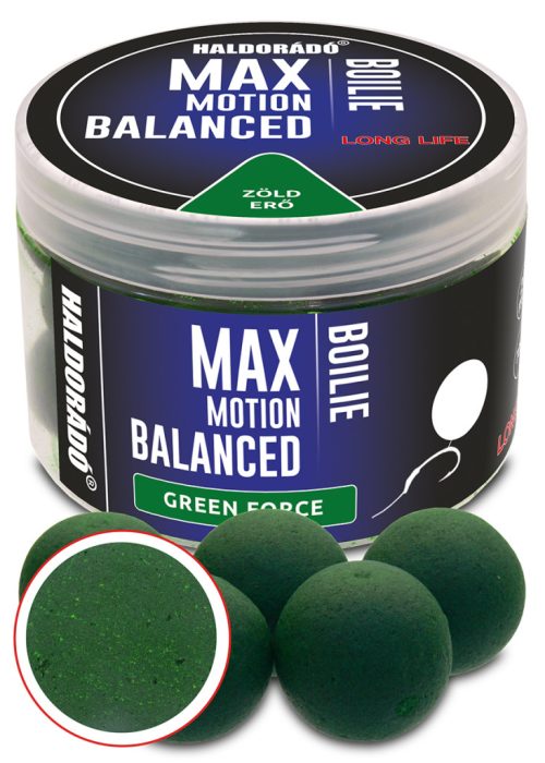 Haldorádó MAX MOTION Boilie Balanced 20 mm - Green Force