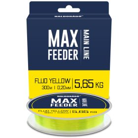   Haldorádó MAX Feeder Fluo Yellow zsinór 0,20mm / 300m - 5,65 kg
