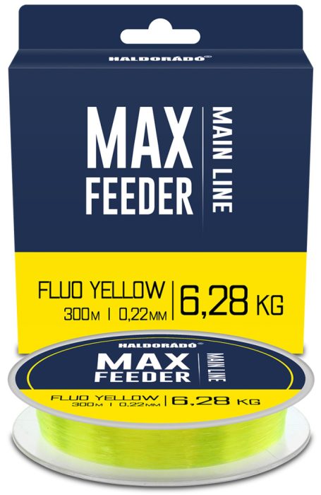 Haldorádó MAX Feeder Fluo Yellow zsinór 0,22mm / 300m - 6,28 kg