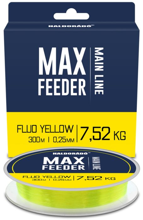 Haldorádó MAX Feeder Fluo Yellow zsinór 0,25mm / 300m - 7,52 kg