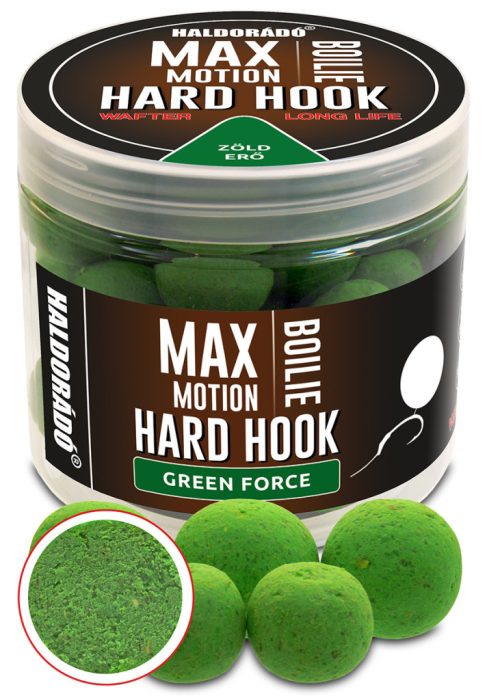 Haldorádó MAX MOTION Boilie Hard Hook Wafter 16, 20 mm - Green Force