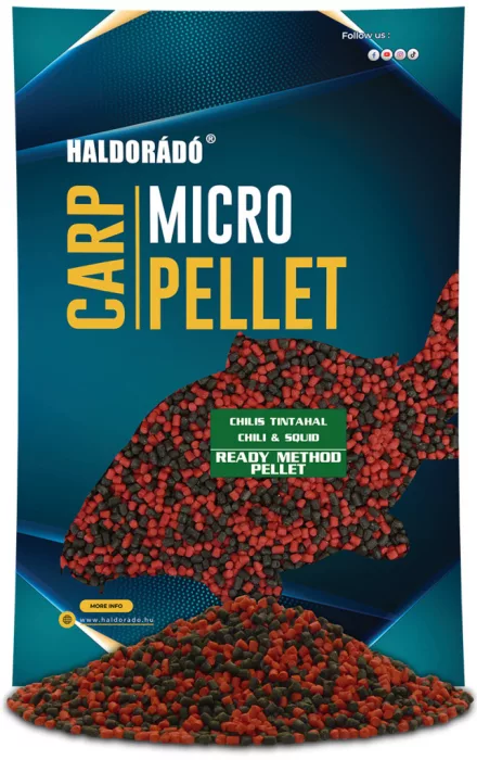 Haldorádó Ready Method Pellet - Chilis Tintahal
