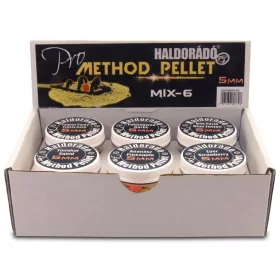   Haldorádó Pro Method Pellet 5 mm - MIX-6 / 6 íz egy dobozban