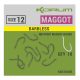 Korum XPERT Maggot BARBLESS Hooks füles horog - 14